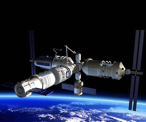 Three Chinese astronauts arrive at space station_629dfd1a0175c.jpeg