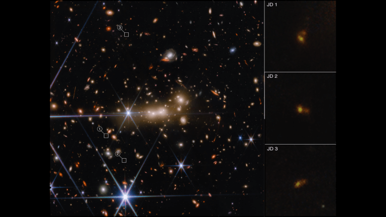 New James Webb Space Telescope photos show a massive galaxy cluster bending light_635a81898cd0d.png