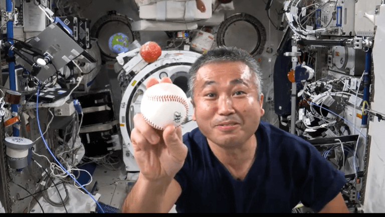 ‘Play ball!’ Space station astronauts celebrate World Series with an orbital pitch_63611904978c3.png