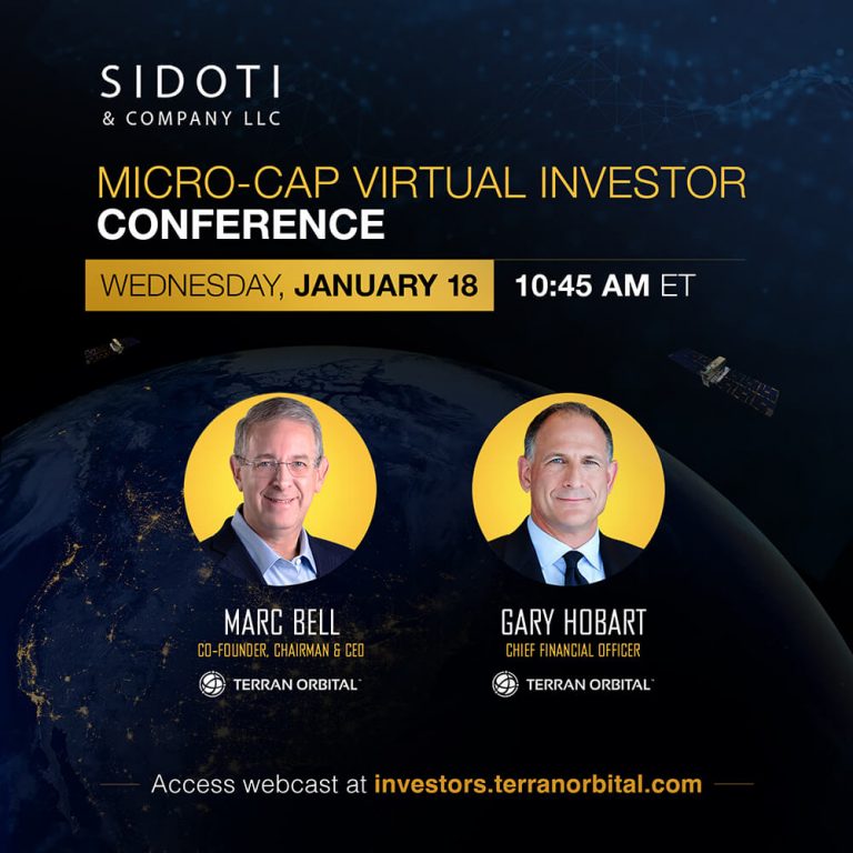 Terran Orbital Sidoti Micro-Cap Virtual Investor Conference