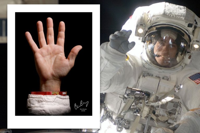 Former astronaut Chris Cassidy raises hand for My Hand My Cause photo_63f4c167679dc.jpeg