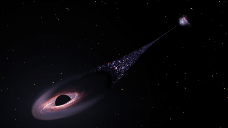 A speeding black hole is birthing baby stars across light years_64341e544b2ae.png