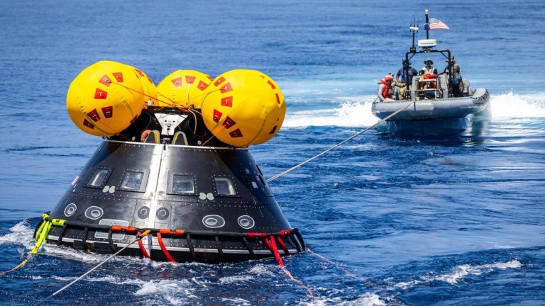 Artemis 2 moon mission practice recovered crew from an Orion spacecraft at sea_64d24a0a71069.jpeg