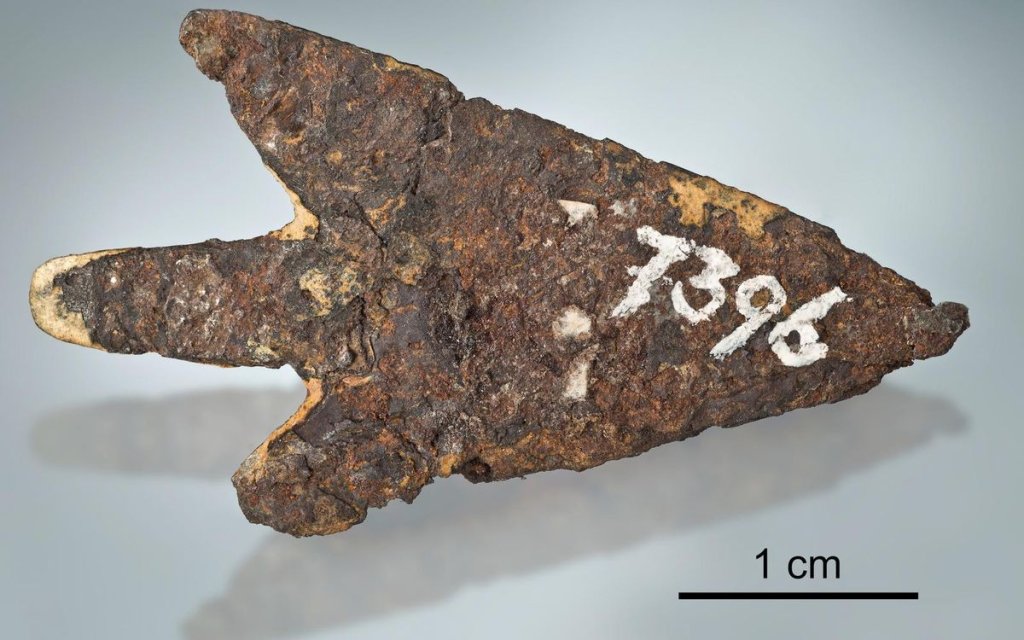 Meteorite that crashed to Earth 3,500 years ago carved into arrowhead by Bronze Age hunters_64d8e0e635a70.jpeg