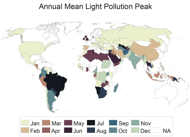 Major festivities modulate light pollution patterns on a global scale_65147fd32b21b.jpeg