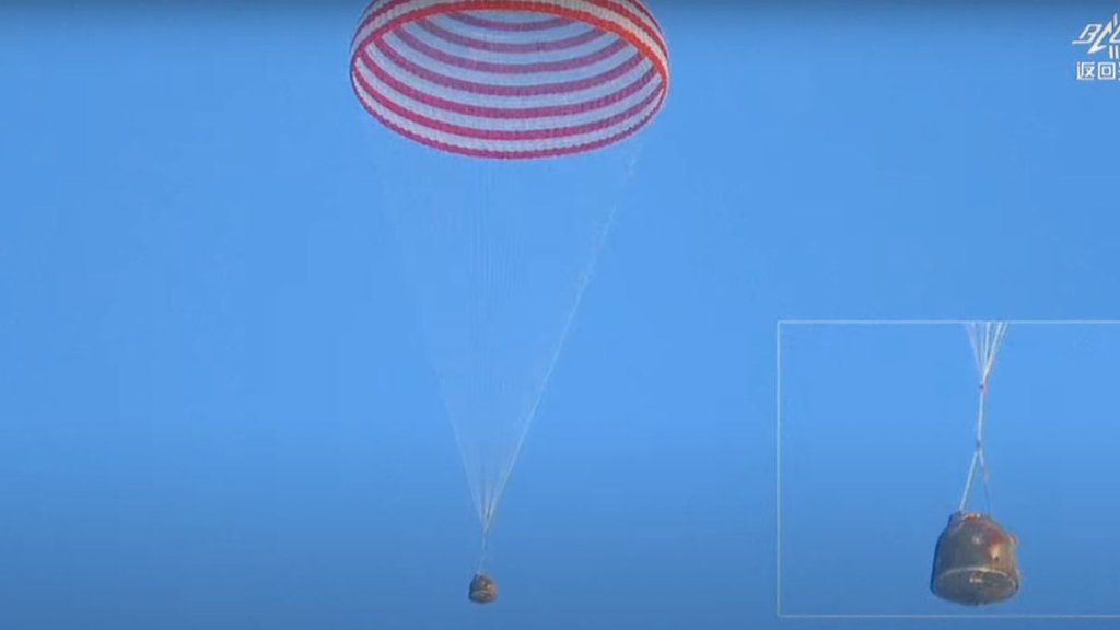 China’s Shenzhou 16 astronauts land safely after 5 months aboard Tiangong space station (video)_65408fa15f2b9.jpeg