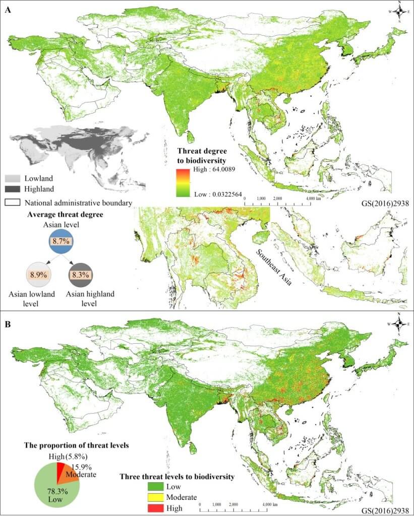 Human expansion found to pose widespread threat to biodiversity in Asia, especially in Southeast Asia_65328c423462b.jpeg