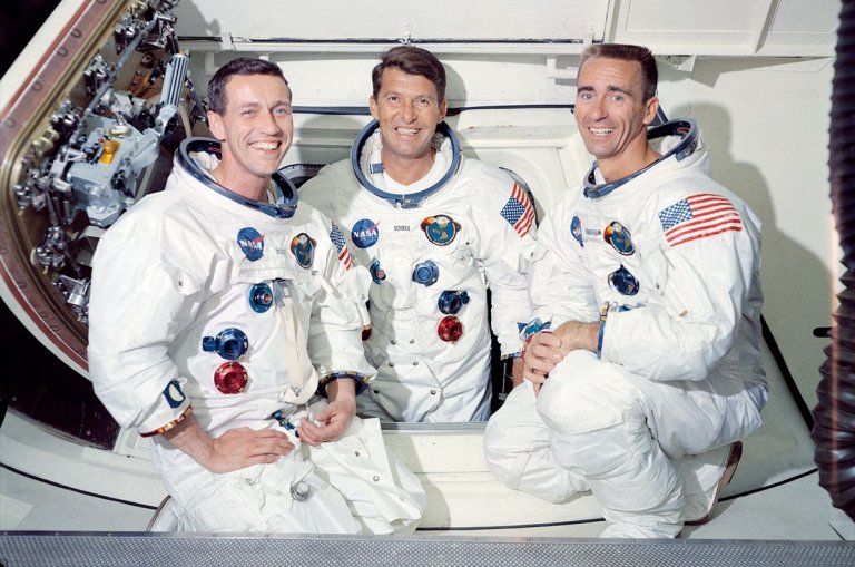 On This Day In Space: Oct. 11, 1968: Apollo 7 Launches the 1st Apollo Crew into Orbit_6526ab6db2f0c.jpeg