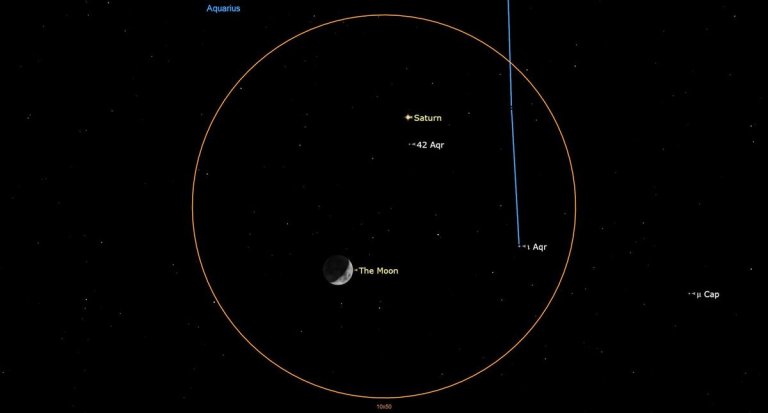 See the 5-day-old crescent moon have a holiday meet-up with Saturn tonight_657f22e773ae3.jpeg