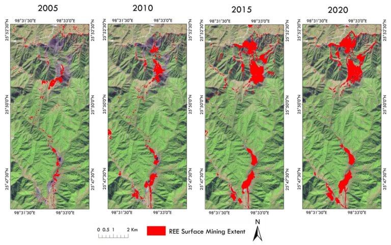 Study shows unexpected expansion of rare earth element mining activities in Myanmar-China border region_6569f4f780846.jpeg