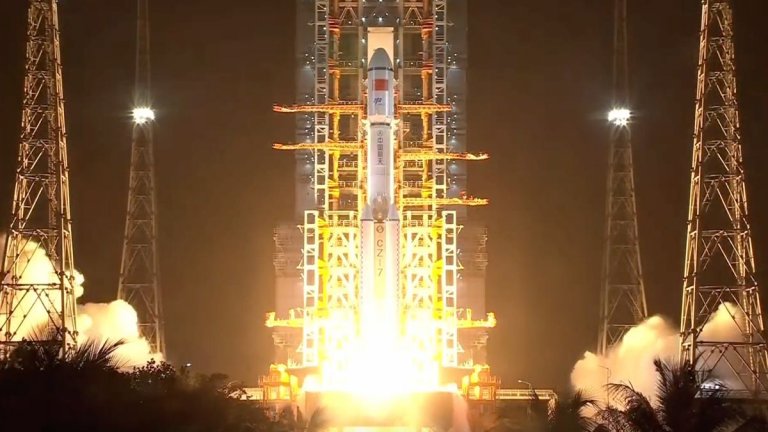 China launches Tianzhou 7 cargo craft to Tiangong space station (video)_65a804b647a09.jpeg