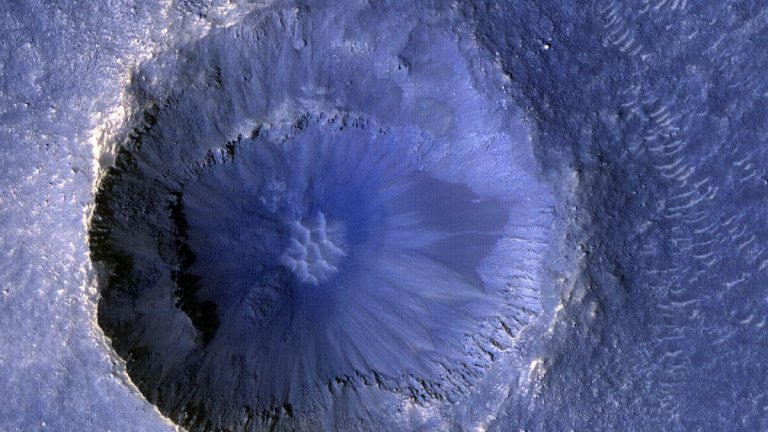 NASA spacecraft spots dramatic view of new impact crater on Mars_65de4de05925d.jpeg