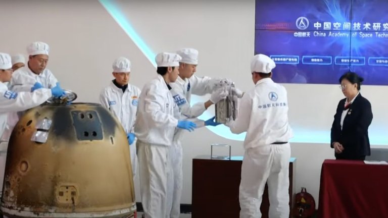 China opens Chang’e 6 return capsule containing samples from moon’s far side (video)_667d599b1372d.jpeg