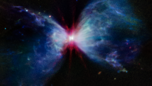 Happy 4th of July! Infant star creates red, white and blue fireworks in new JWST image_6686b9075fe6e.png