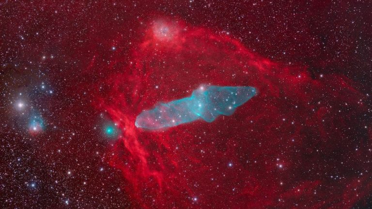 Astrophotographer captures Comet C/2023 E1 Atlas in rare encounter with Flying Bat and Squid Nebula_66d5d30434be5.jpeg