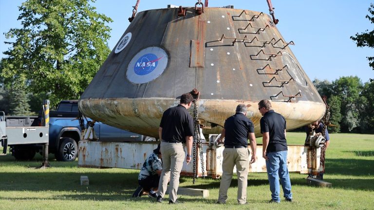 Orion capsule used in abort test ‘lands’ at University of North Dakota_66d64383d109d.jpeg