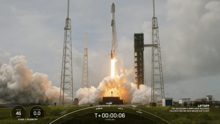 Used SpaceX rocket launches 7,001st Starlink satellite (and 20 others), lands at sea (video)_66da3807d8fa8.png