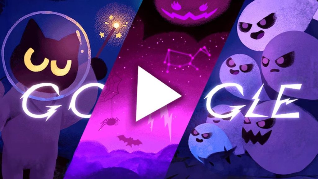 Fight space ghosts as an astronaut cat in spooky Halloween 2024 Google Doodle_6723ddbfe9459.jpeg