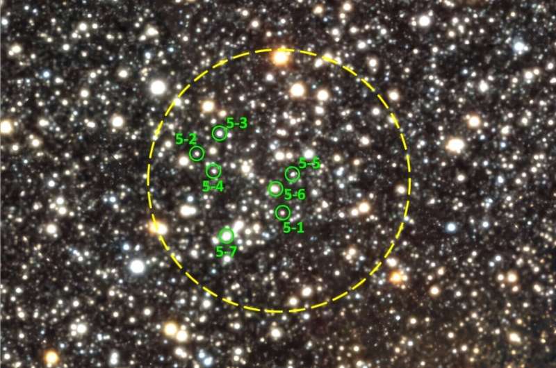 Globular cluster Gran 5 hosts two stellar populations, study finds