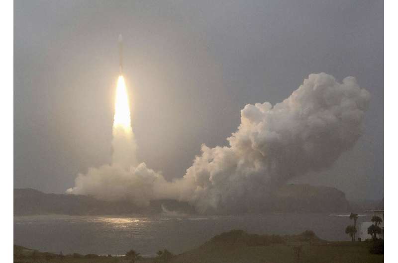 Japan launches a defense satellite carried by a new flagship H3 rocket