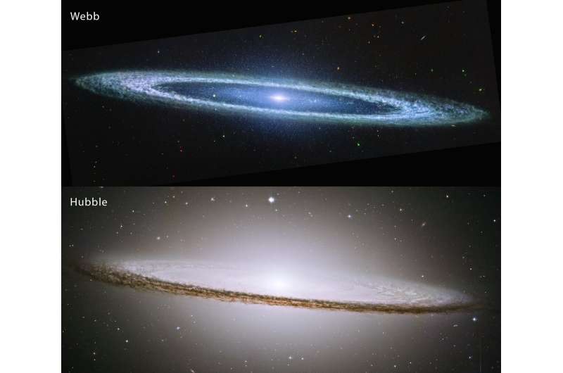 Sombrero Galaxy dazzles in new Webb image