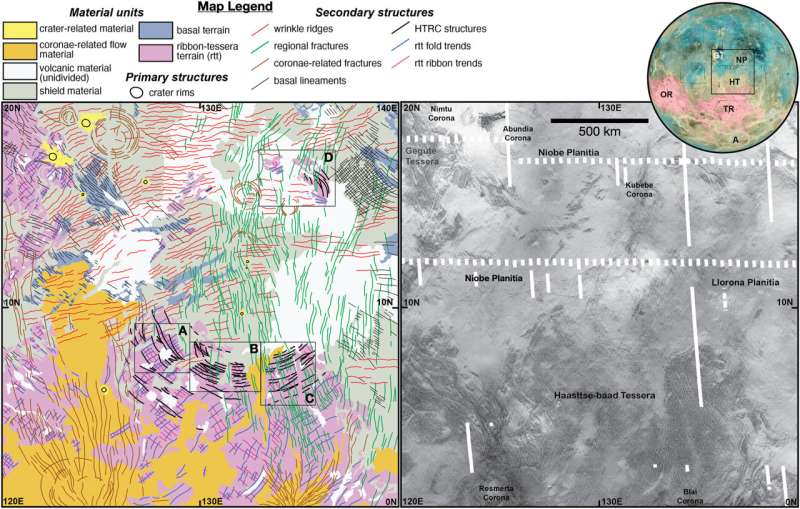 Study of Venus' Haastte-Baad Tessera suggests formation by two large impacts