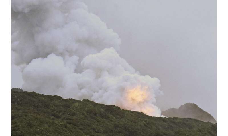 The engine of Japan's flagship new small rocket explodes during a test for a second time