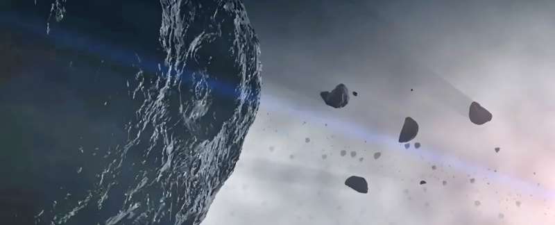 Could we use an asteroid to shield astronauts on their way to Mars?