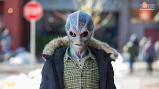 Alan Tudyk portrays an extraterrestrial stuck on Earth in the live-action Syfy TV series "Resident Alien"