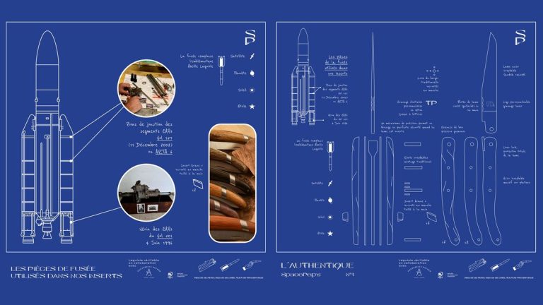 Handle on history: Knives embedded with rocket parts honor 45 years of Ariane launches_674f5f296e2df.jpeg