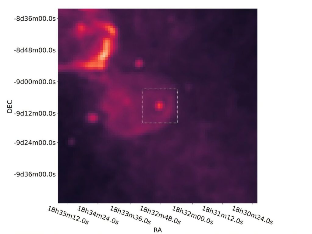 Observations detect a new long-period radio transient associated with supernova remnant G22.7-0.2_675082aaae26b.jpeg